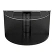 AQUA VIM Half Cylinder Glass Reef-Ready Aquarium Set in Unstained Wood Furniture