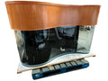 Aqua Vim 170g Glass Wave Reef-Ready Aquarium Set in Golden Oak