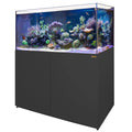130 Gallon Coral Reef Aquarium: Ultra Clear Glass & Built-In Sump All Black