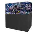 185 Gallon Coral Reef Aquarium Ultra Clear Glass Fish Tank & Built in Sump All Black