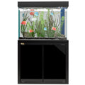 Aqua Dream Fish Tank 100 Gallon Tempered Glass Aquarium Black