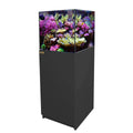 50 Gallon Coral Reef Aquarium Ultra Clear Glass Tank & Built in Sump All Black