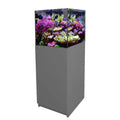 37 Gallon Coral Reef Aquarium Ultra Clear Glass Tank & Built in Sump Silver