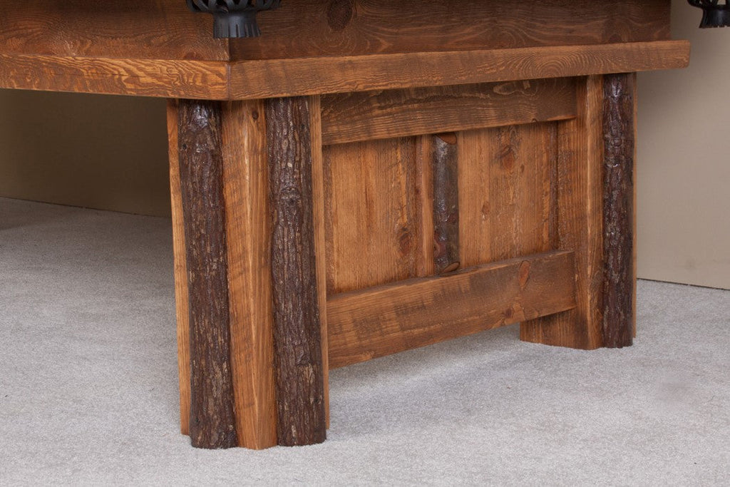 Sawtooth Hickory Pool Table Viking Log Furniture
