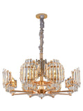 Luxury K9 Crystal Column Chandelier