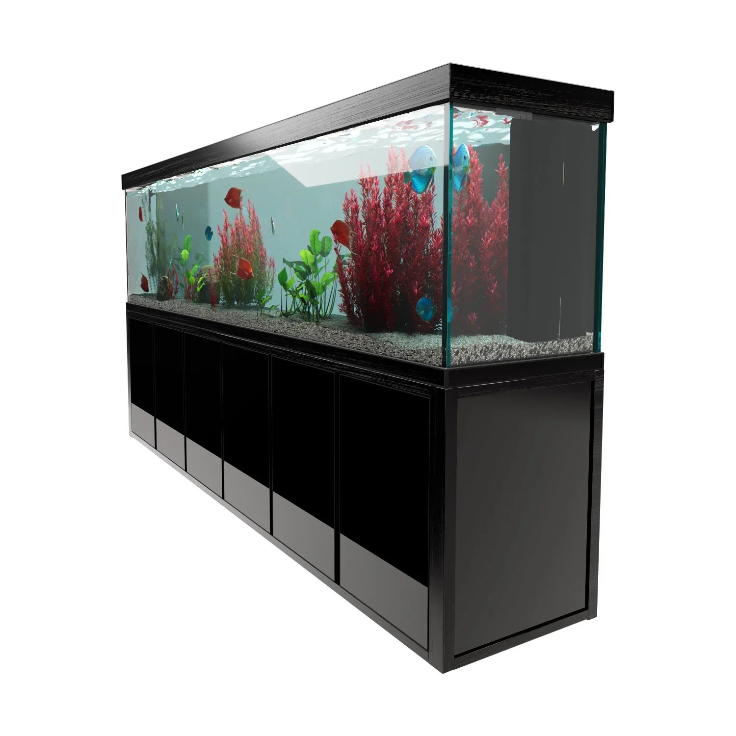 Aqua Dream 500 Gallon Tempered Glass Aquarium Black