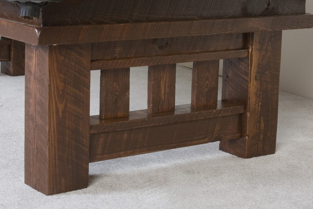 Barnwood Cheyenne Pool Table Honey Pine Finish Viking Log Furniture