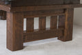 Barnwood Cheyenne Pool Dark Finish Table Viking Log Furniture
