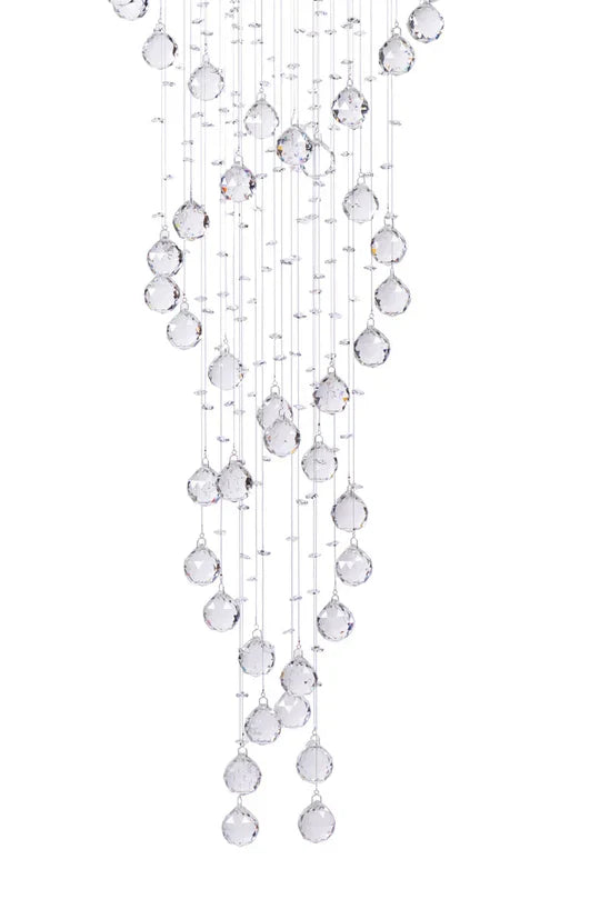 Finesse Decor Crystal Chandelier Double Helix// 12 Light