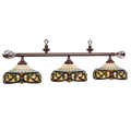 34-B60 - Harmony 54" Stained Glass Billiard Fixture
