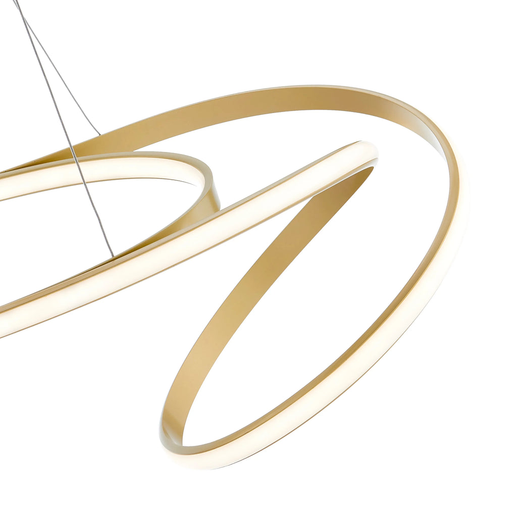 Finesse Decor Moscow LED Chandelier // Gold