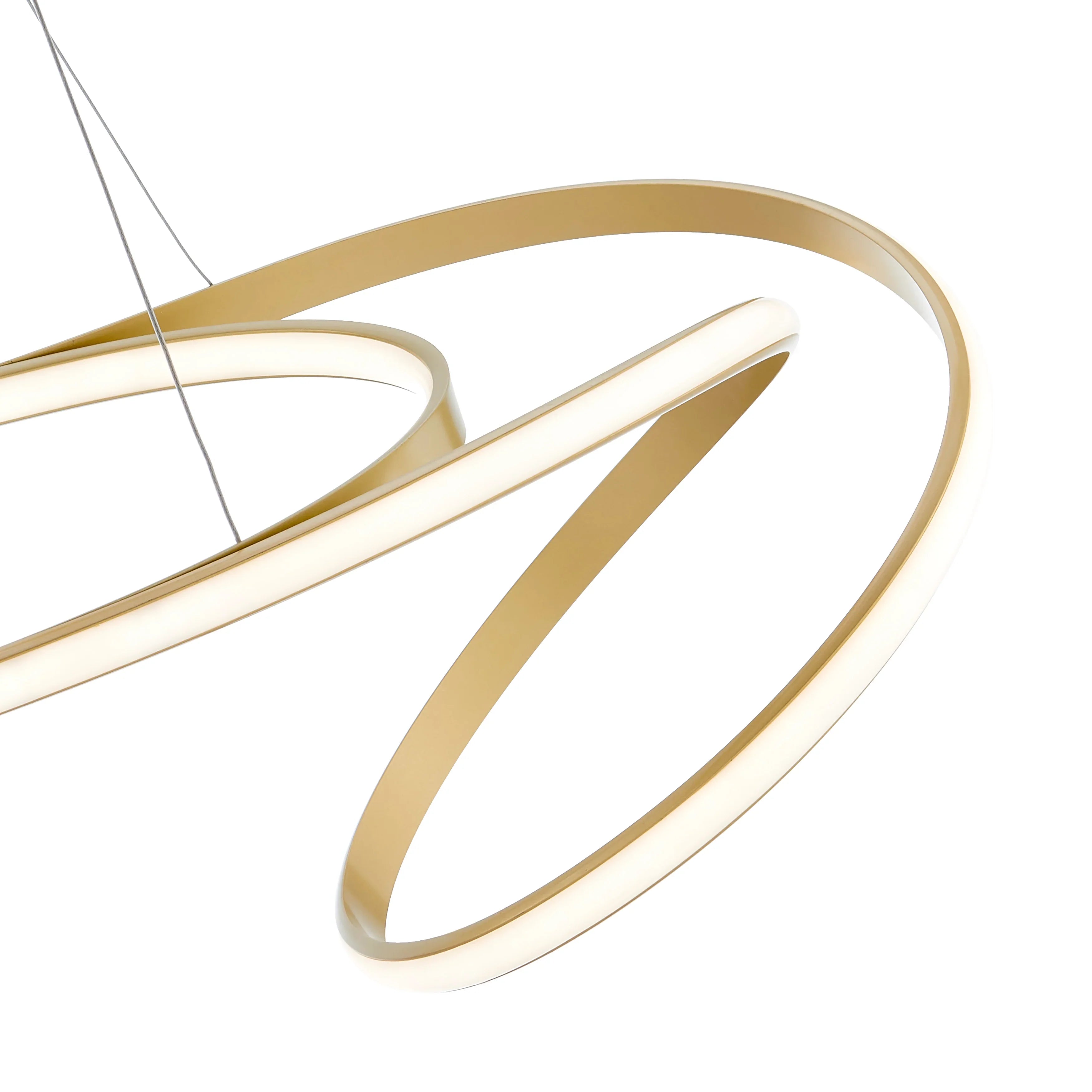 Finesse Decor Moscow LED Chandelier // Gold