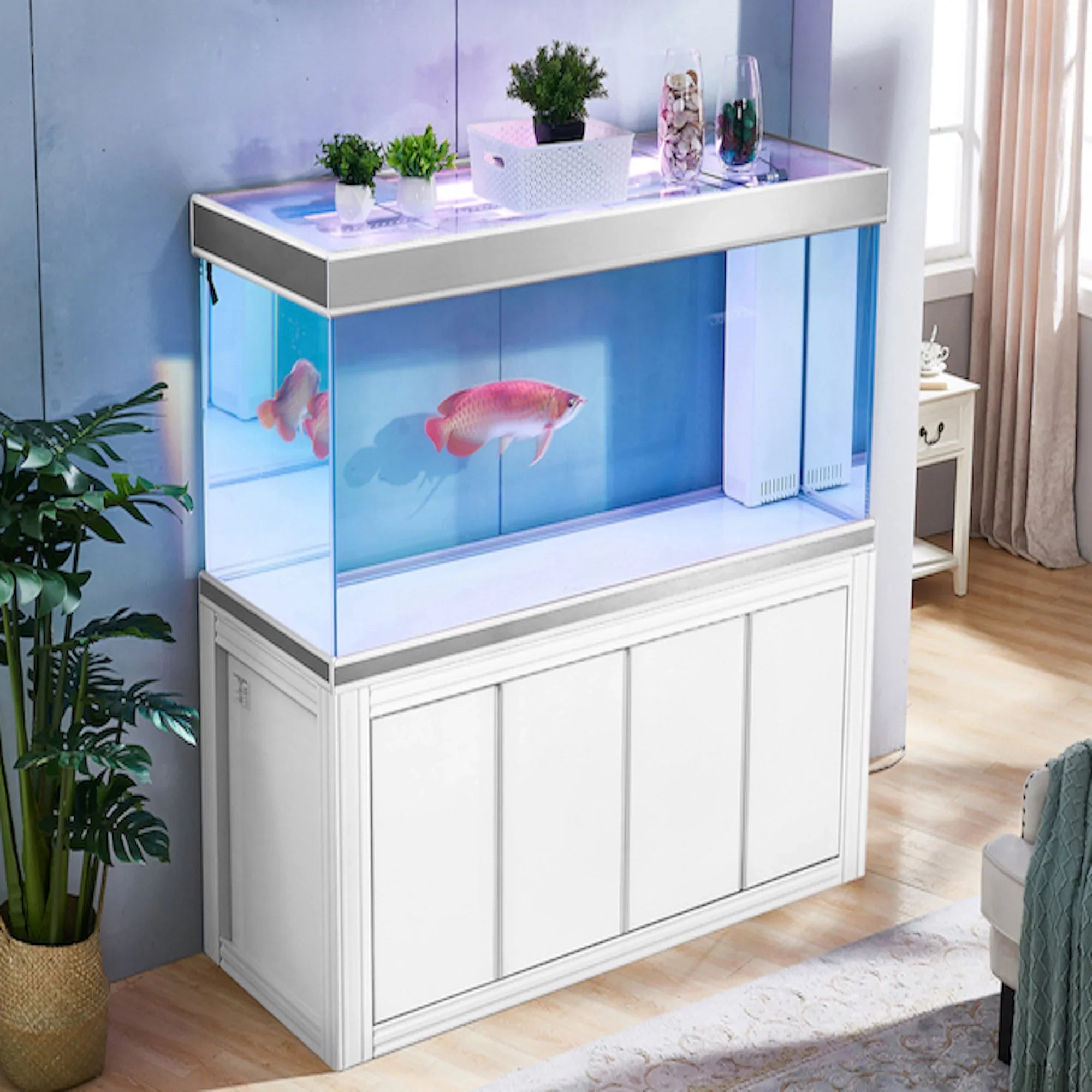 Aqua Dream 235 Gallon Aquarium: Tempered Glass & Premium Filtration