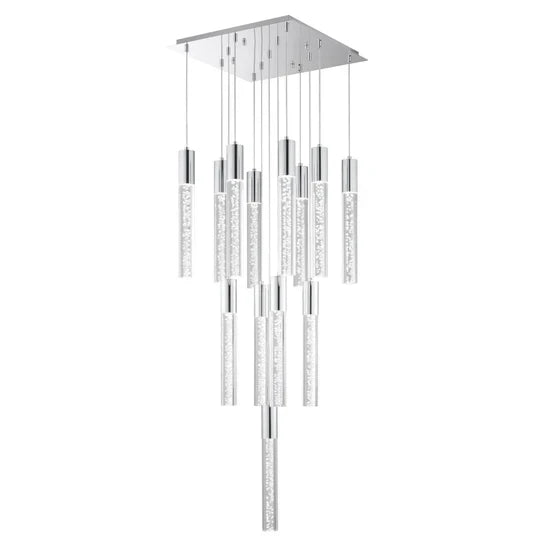Finesse Decor Sparkling Night Cylinder Chandelier// 13 Light