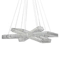 Finesse Decor Crystal Elegance LED Chandelier // 3 Rectangles