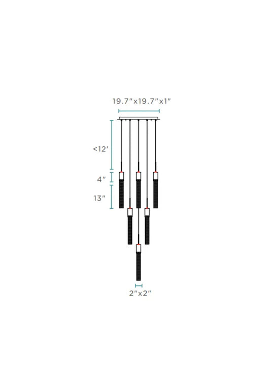 Finesse Decor Sparkling Night Chandelier // XL 13 Light