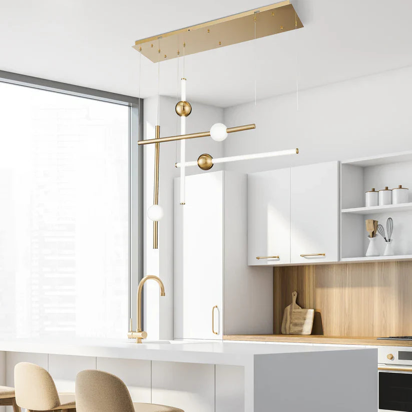 Finesse Decor Galileo Chandelier // Bronze