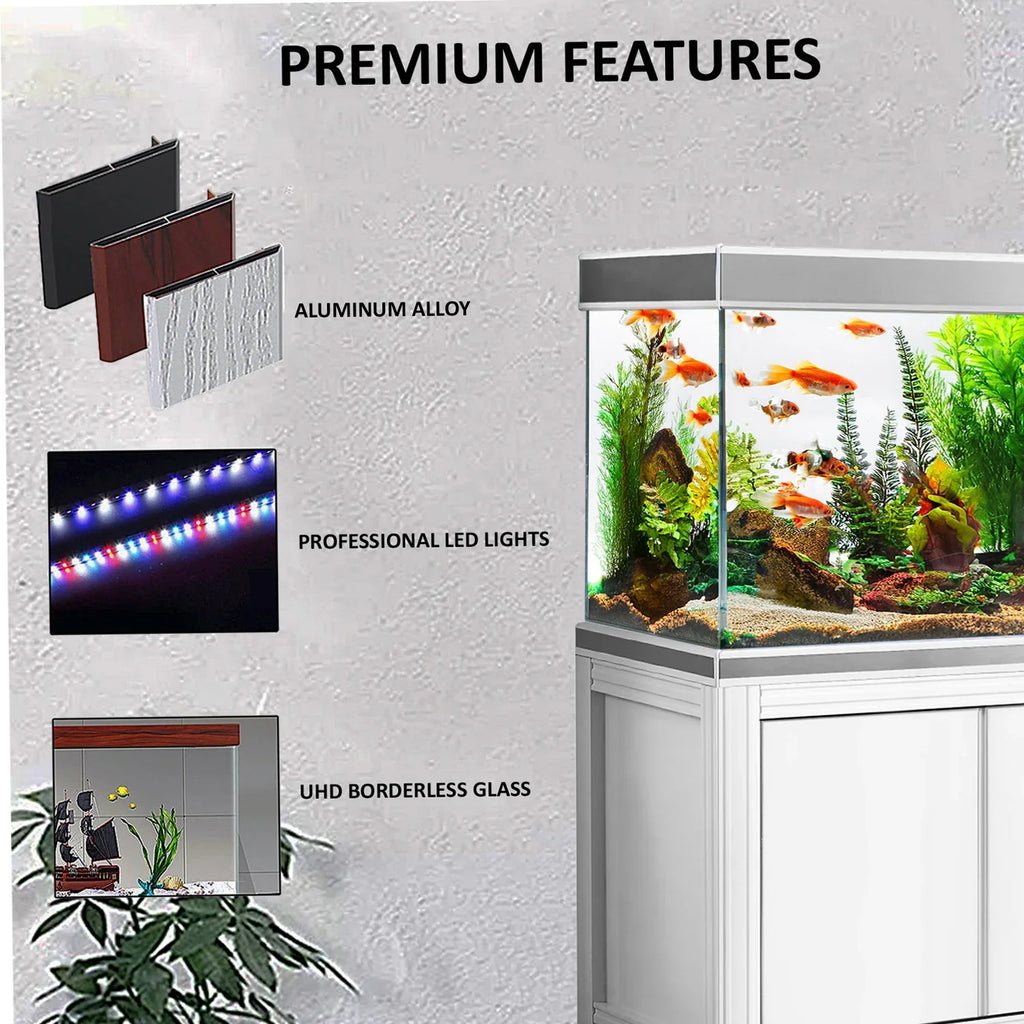 Aqua Dream 200 Gallon Tempered Glass Aquarium with Filtration System