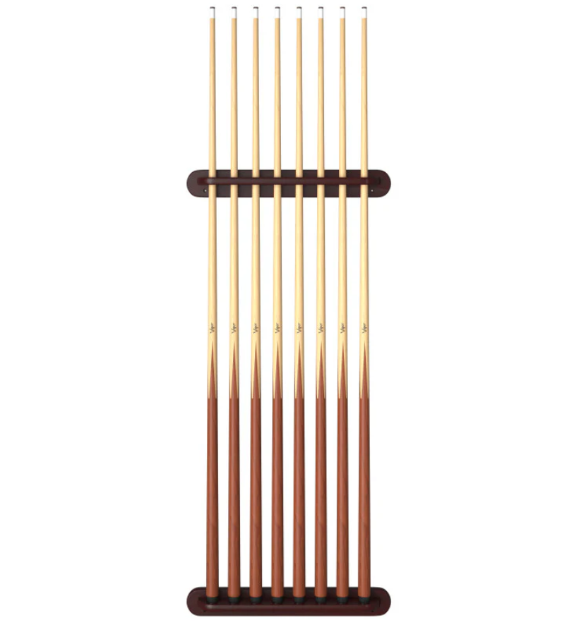 8 ball Pool Stick Holder-Pool table accessories, 8 Cue Wall Cue Rack