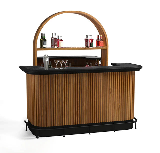 PRO84FOOTRAIL - Foot Rail for Prohibition 84" Cocktail Bar