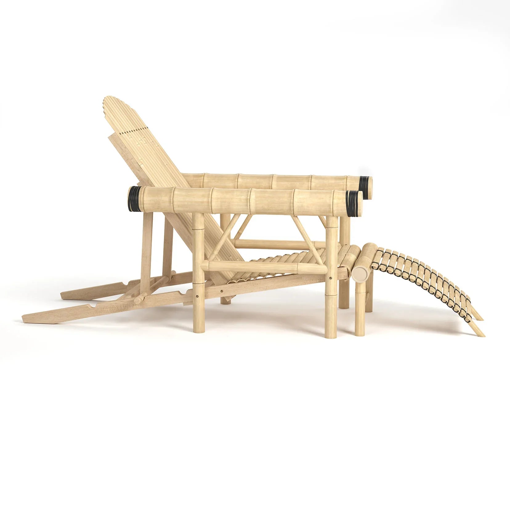 TCHAIR - Bamboo Tiki Lounge Chair