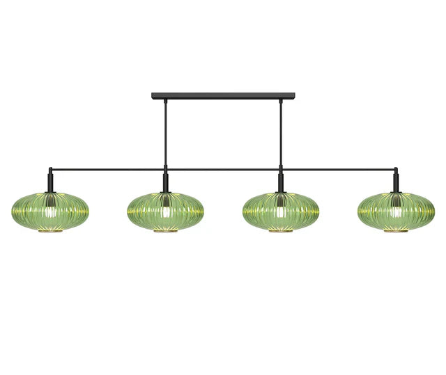 PRO66 - Prohibition 4 Glass Shade 65" Fixture