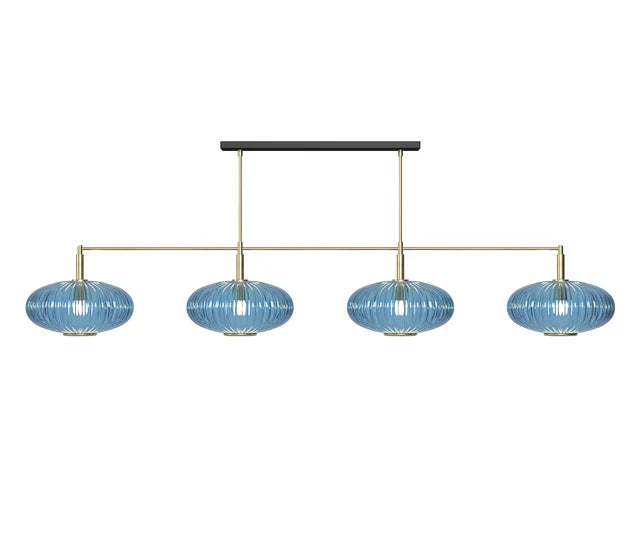 PRO66 - Prohibition 4 Glass Shade 65" Fixture