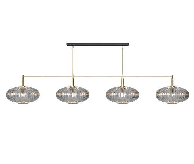 PRO66 - Prohibition 4 Glass Shade 65" Fixture