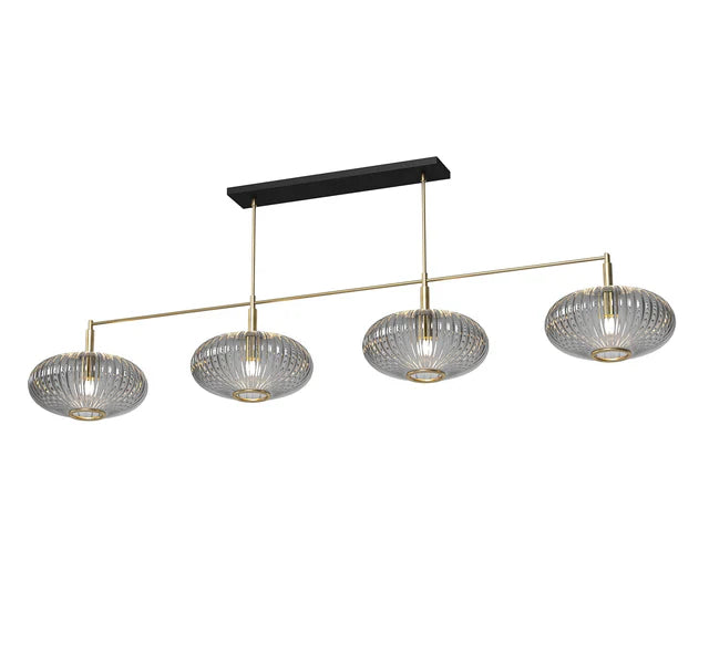PRO66 - Prohibition 4 Glass Shade 65" Fixture