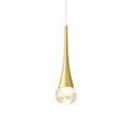 Crystal Ball Teardrop LED Single-Head Pendant Light