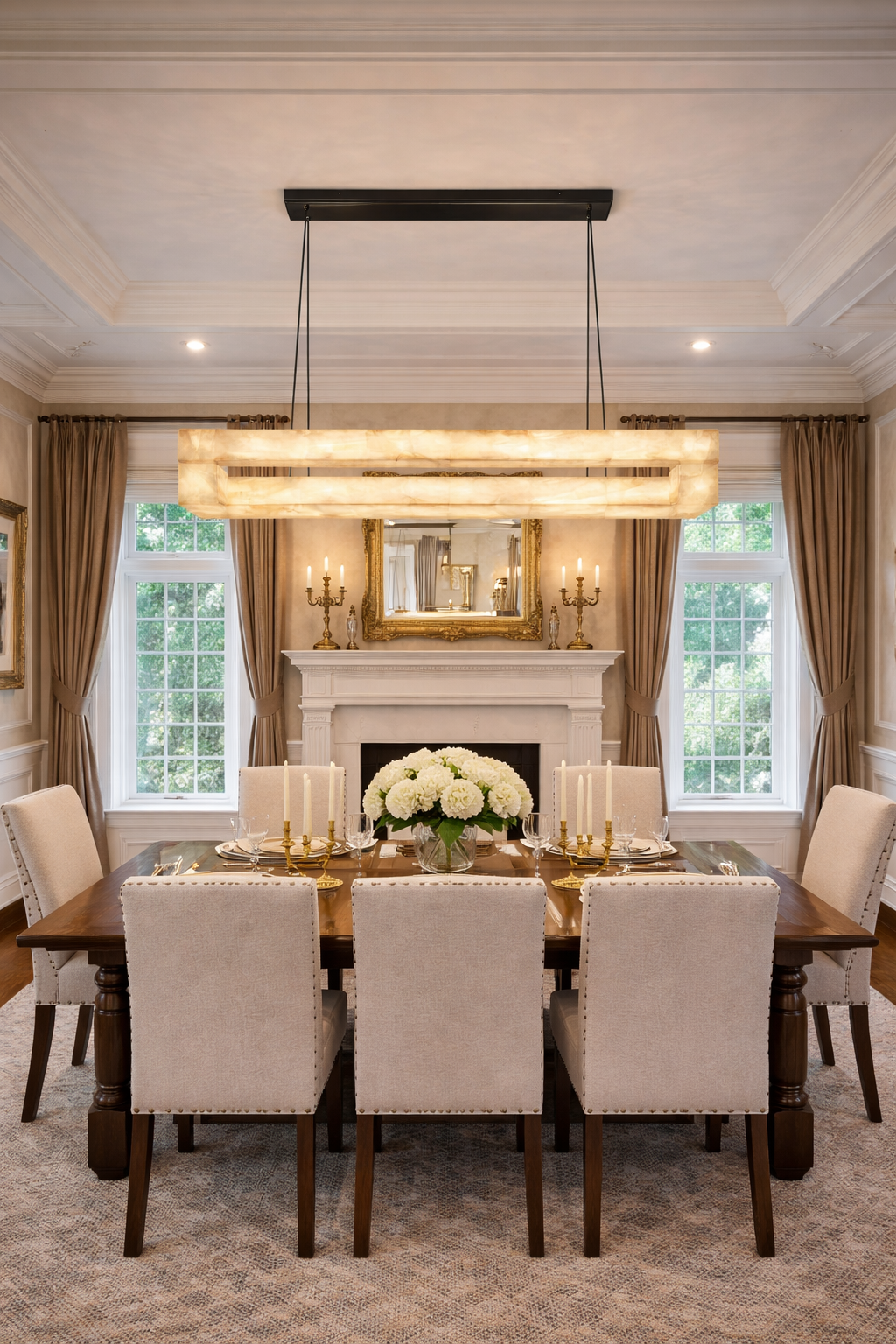 Livage Lueur Rectangular Chandelier