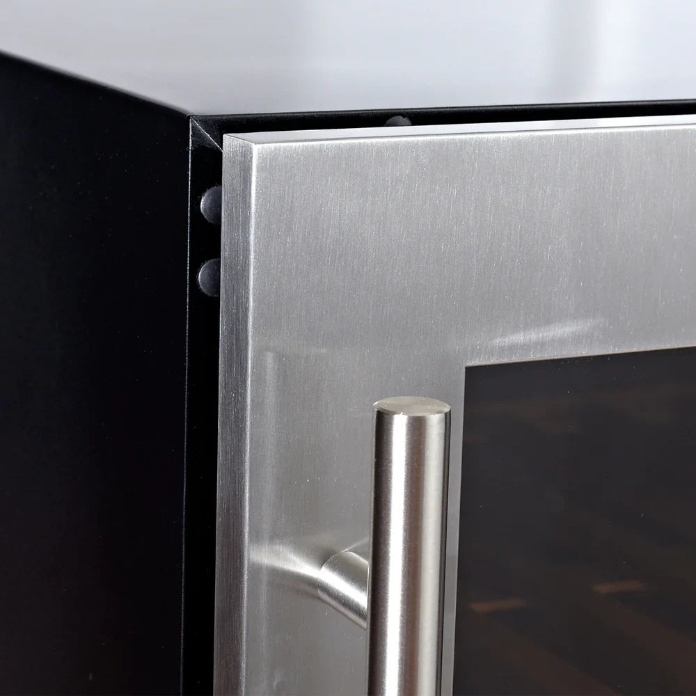 KingsBottle Large Beverage Refrigerator With Low-E Glass Door