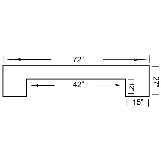 DBAR72 - 72" English Pub Style Bar