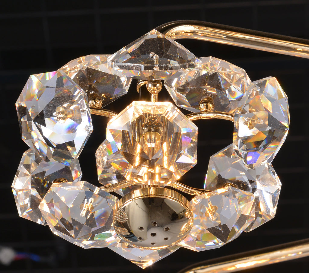 Luxury Crystal Flower Ball Chandelier