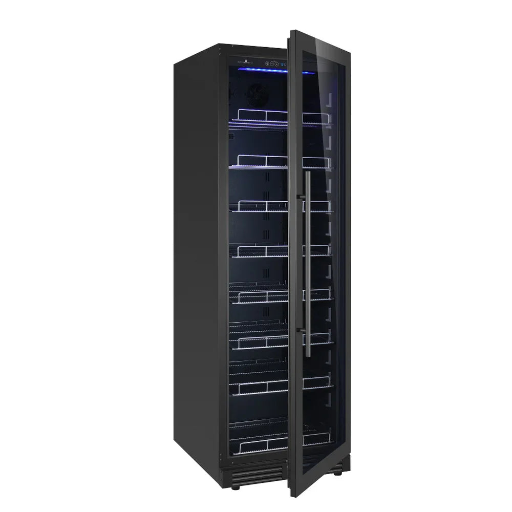 KingsBottle Large Beverage Refrigerator With Low-E Glass Door