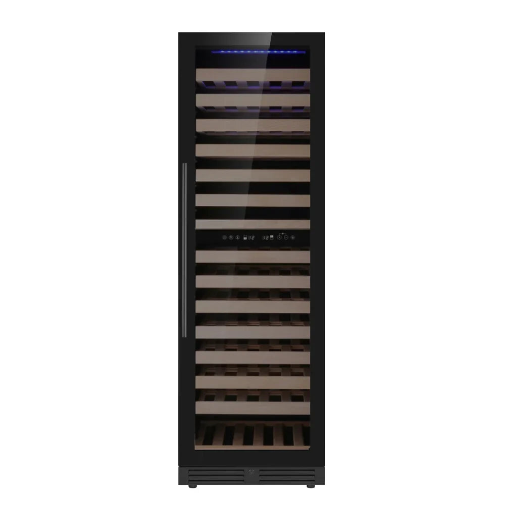 KingsBottle Tall Dual Zone Upright Wine Cooler | Low-E Glass & Silent Cooling