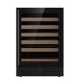 KingsBottle 24-Inch Under-Counter Single Zone Wine Cooler with Low-E Glass Door
