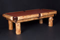 Klondike Log Pool Table Viking Log Furniture