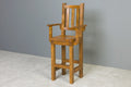 Barnwood Pub Chair with Arms Viking Log Furniture