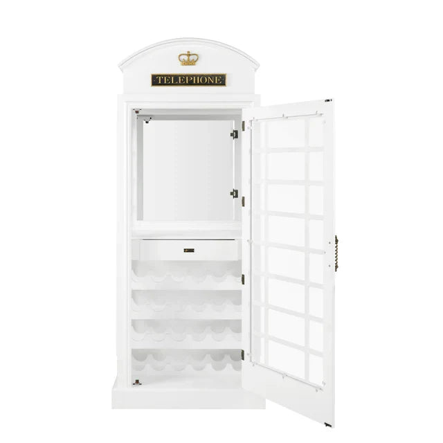 OEBRCB - English Phone Booth Bar Cabinet