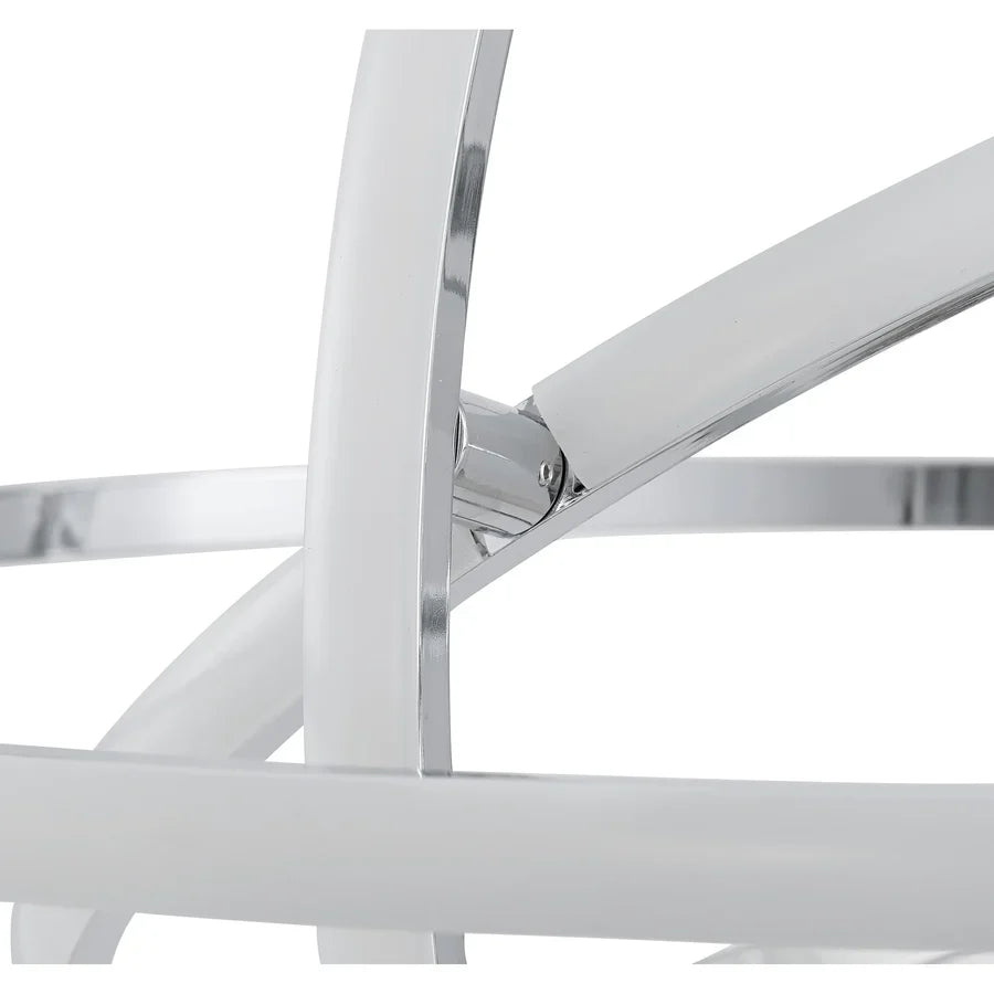 Finesse Decor Oxford LED Adjustable Chandelier // Chrome