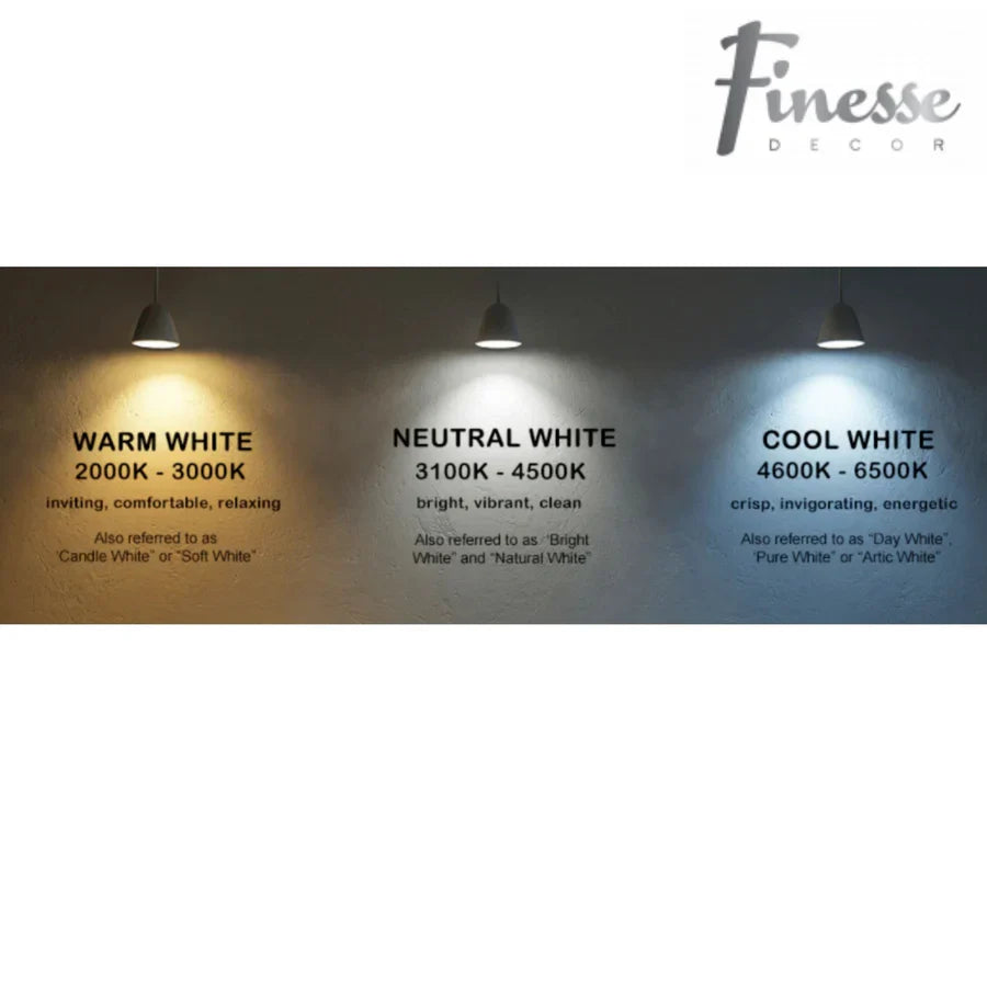 Finesse Decor Oxford LED Adjustable Chandelier // Chrome