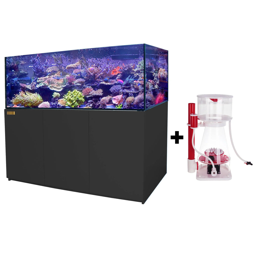 250 Gallon Coral Reef Aquarium Ultra Clear Glass Tank & Built in Sump