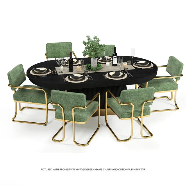 PRO84TXTBL - Prohibition Texas Hold'em Poker Table
