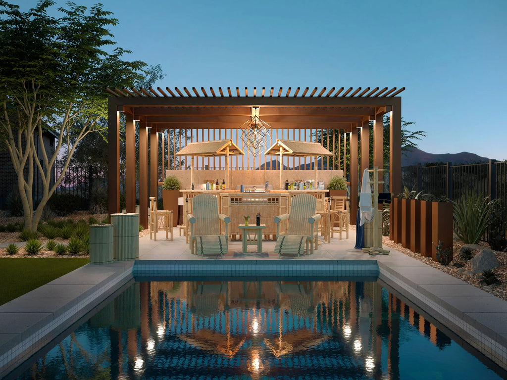 TCHAIR - Bamboo Tiki Lounge Chair