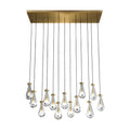 Finesse Decor Strozzi Symphony 13 Light 54" Rectangular Chandelier