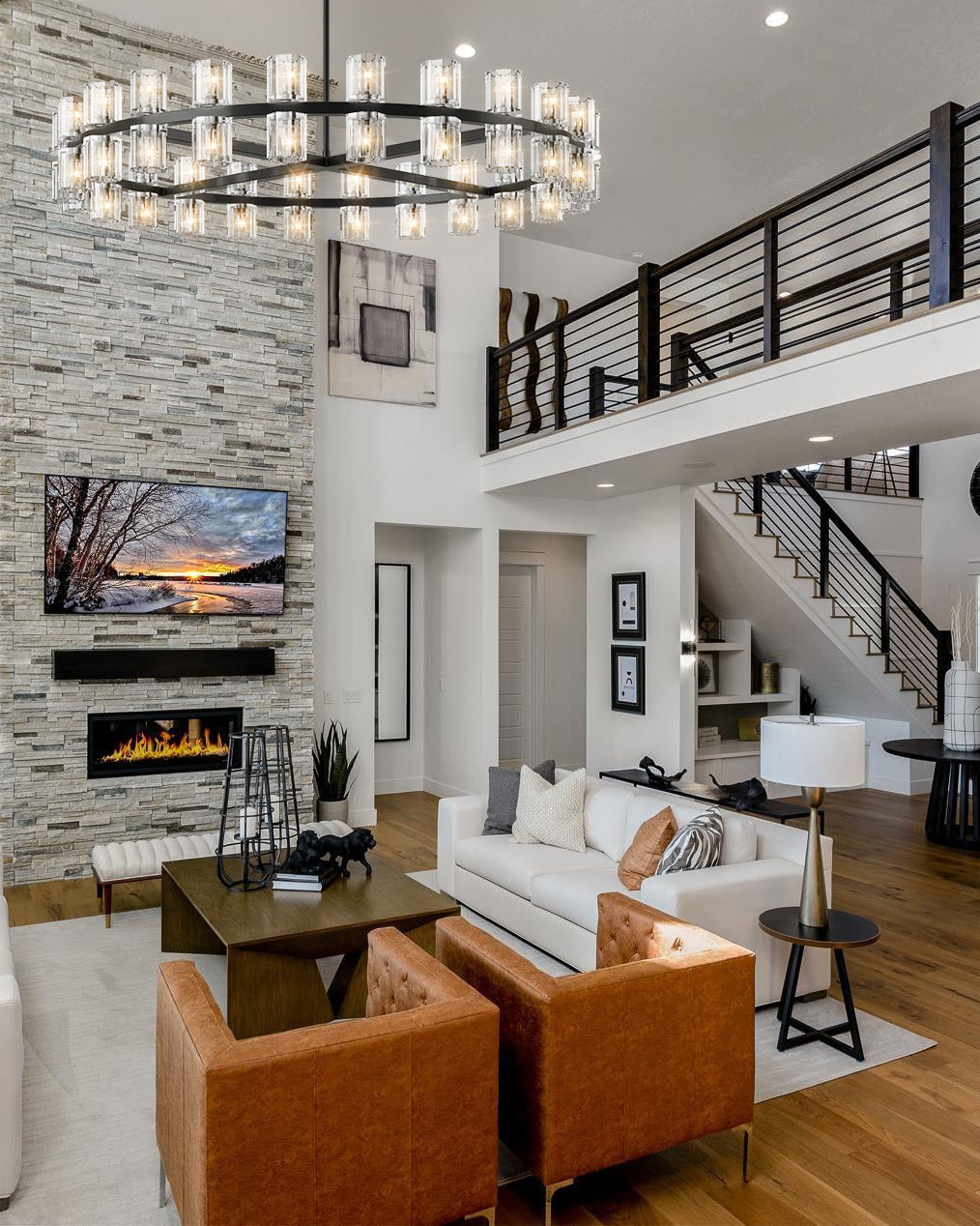 Arcachoe Led Round Chandelier