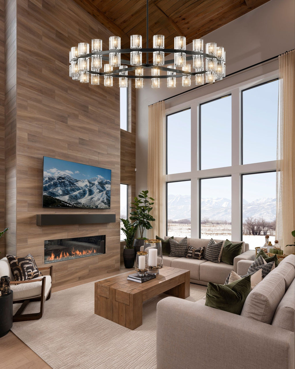 Arcachoe Led Round Chandelier