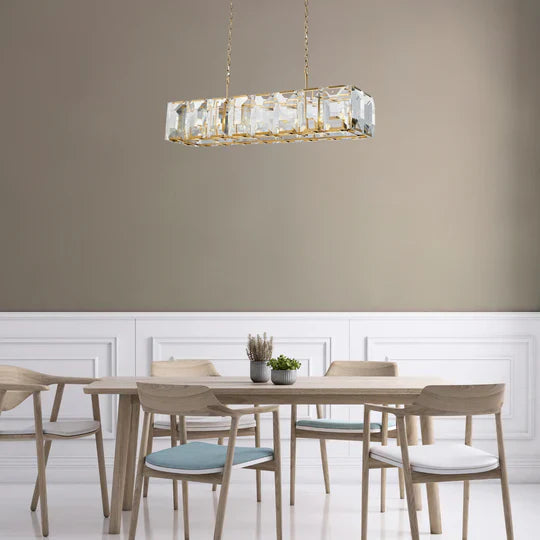 Finesse Decor Schumann Symphony 53" Rectangular Chandelier