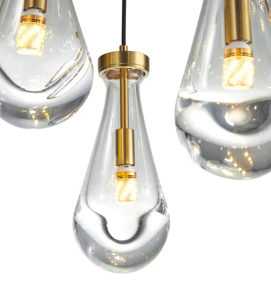 Finesse Decor Strozzi Symphony 13 Light 54" Rectangular Chandelier